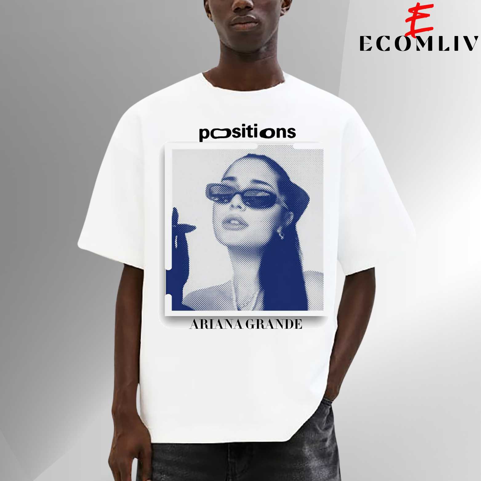 Ariana Grande Positions Graphic Tee, Fan Pop Shirt